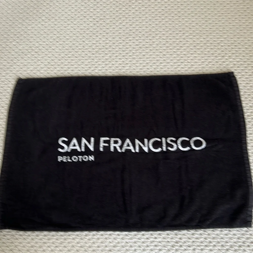 Rare EUC Peloton x San Francisco Marathon towel from 2019